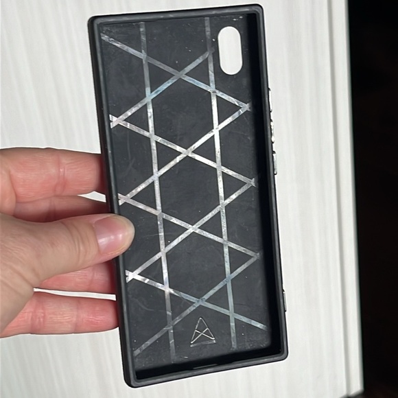 Sony Xperia XA1 Wallet Case, hard shell cell phone back cover, burgundy - Picture 3 of 12